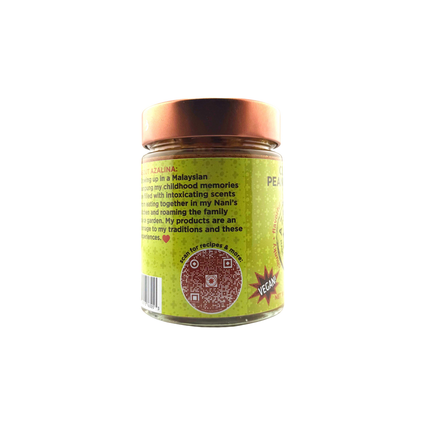Azalina’s Classic Peanut Sauce - 9 oz