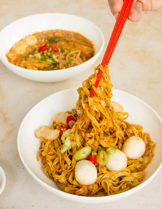 Fishball Noodles (Mee Pok Tah)