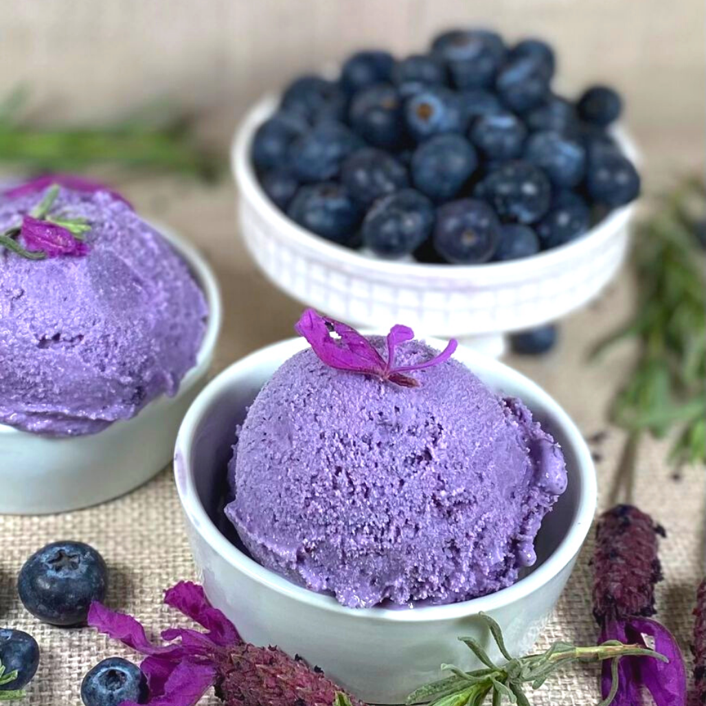 Vegan Blueberry Lavender