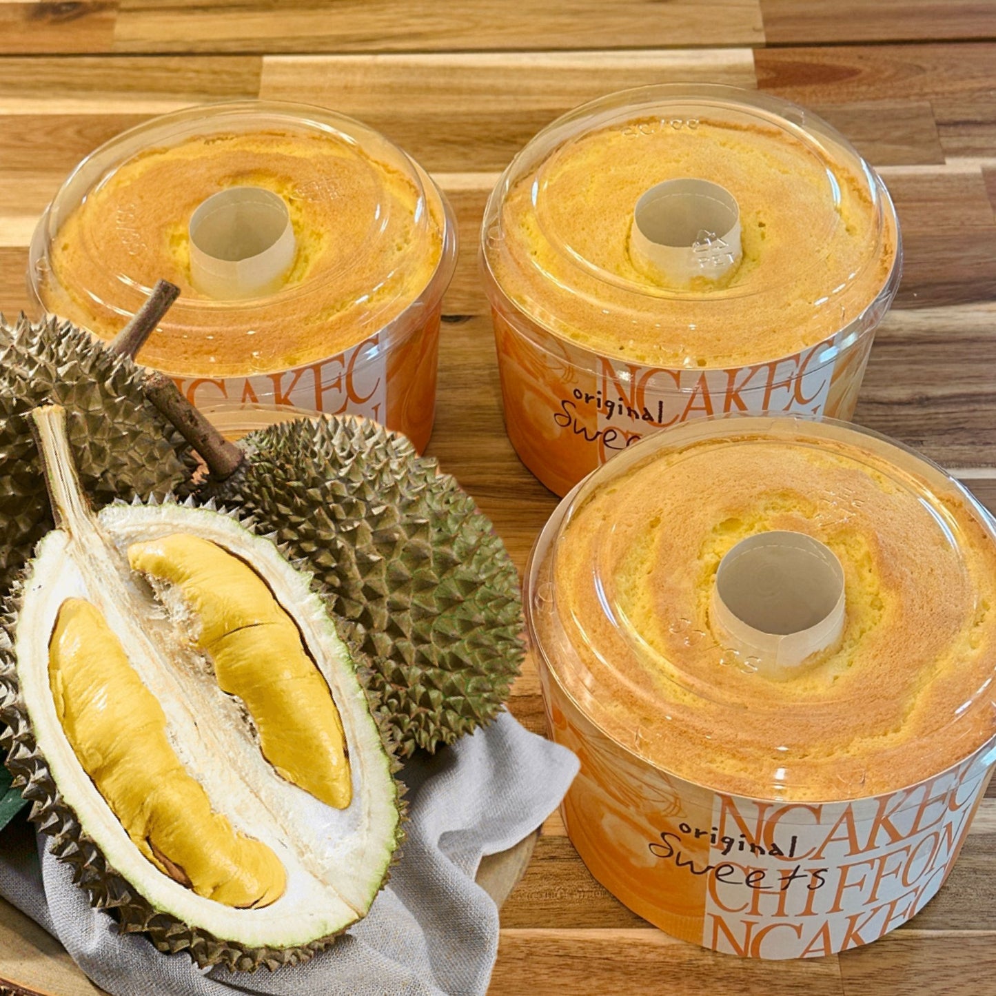 Musang King Durian Chiffon Cake