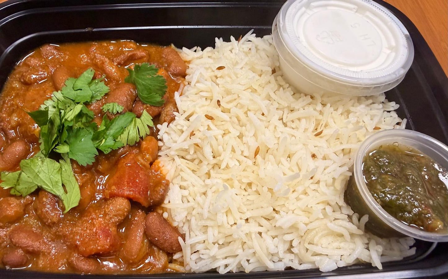 Afghani Rice with Red Kidney Beans Stew Lobia Challow