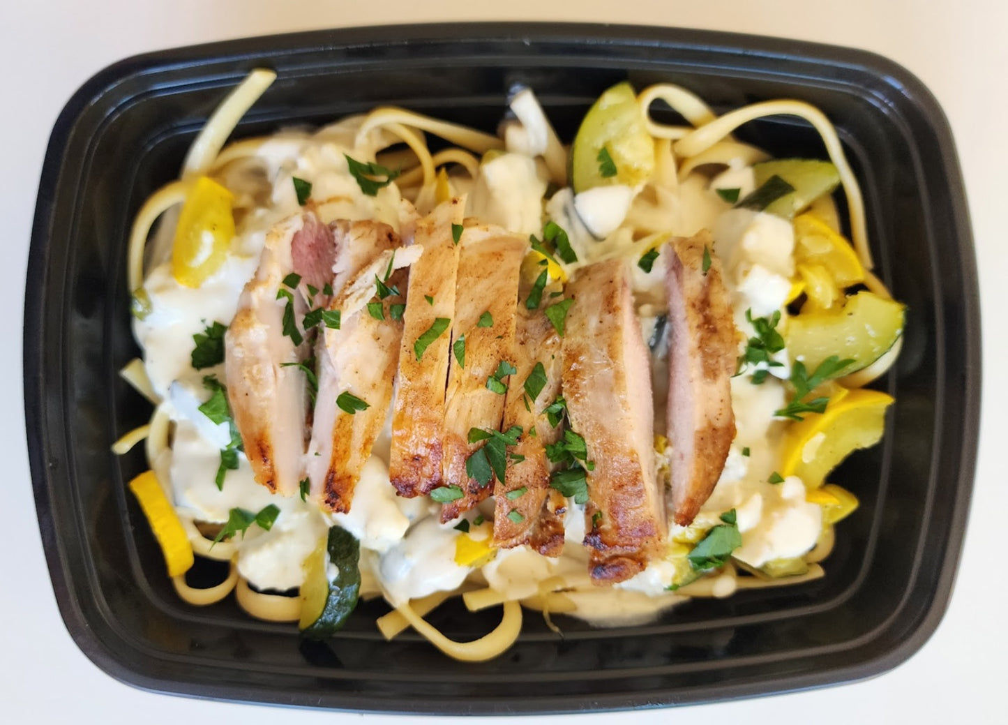 Creamy Lemon Garlic Linguine