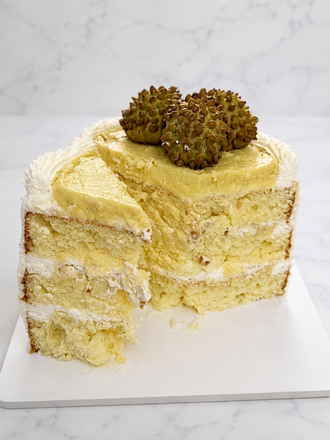 Musang King Durian Cake