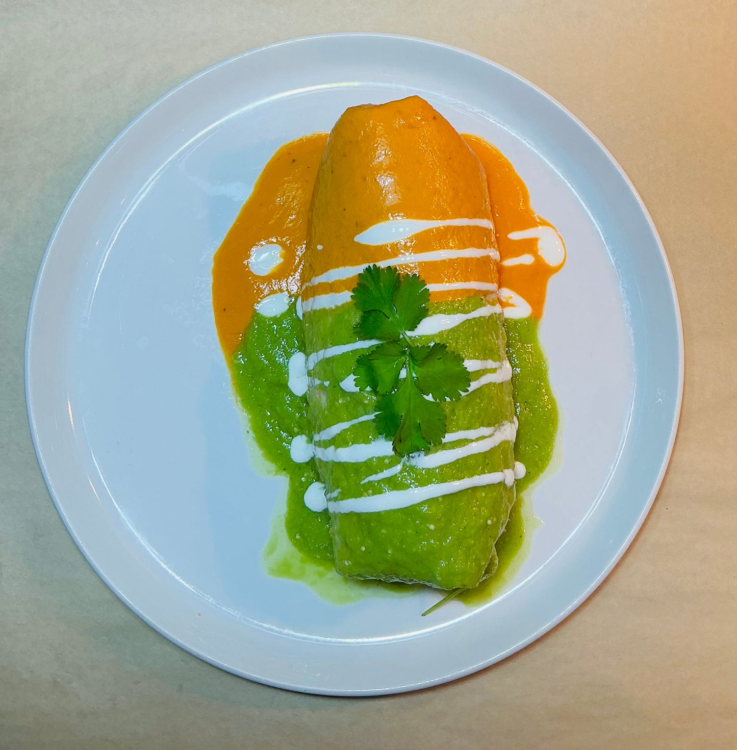 Chile relleno burrito