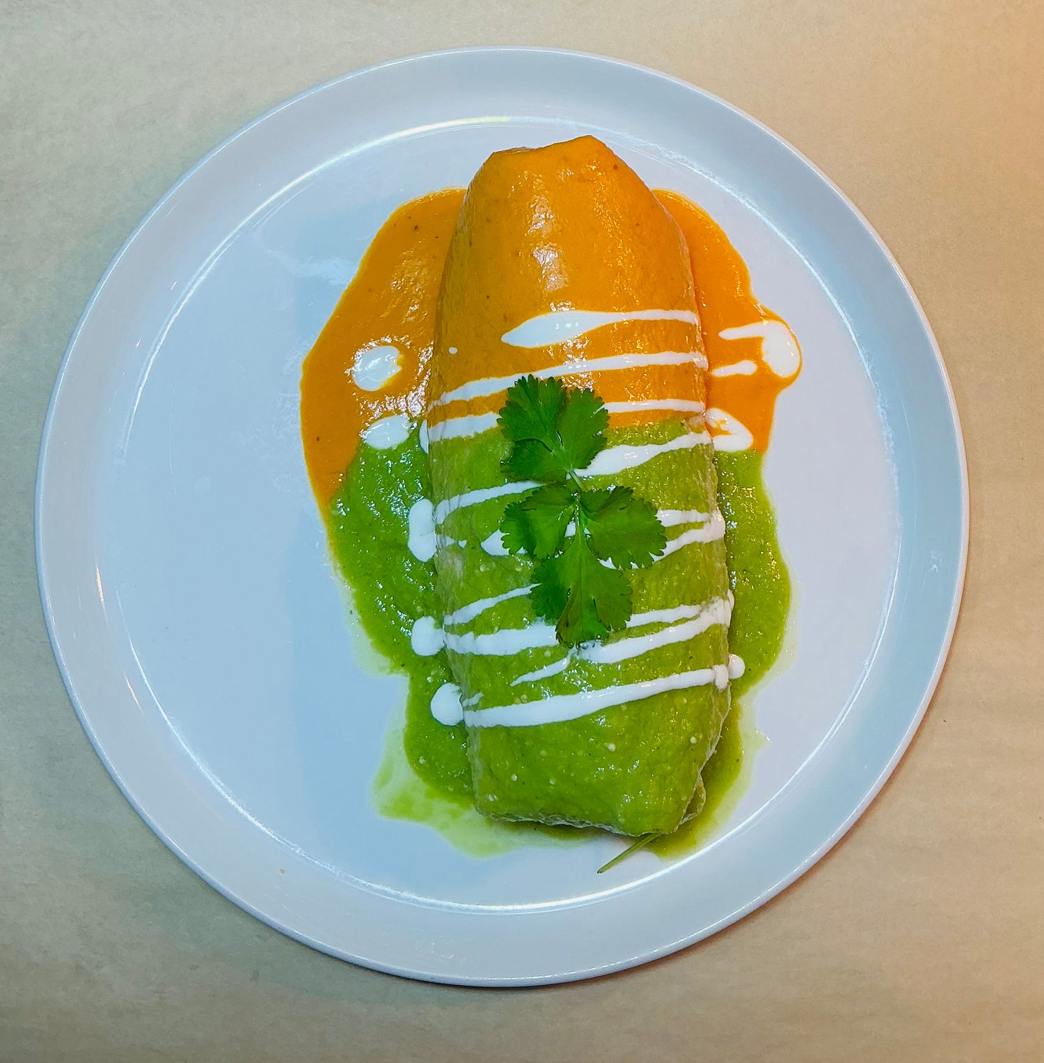 Chile relleno burrito