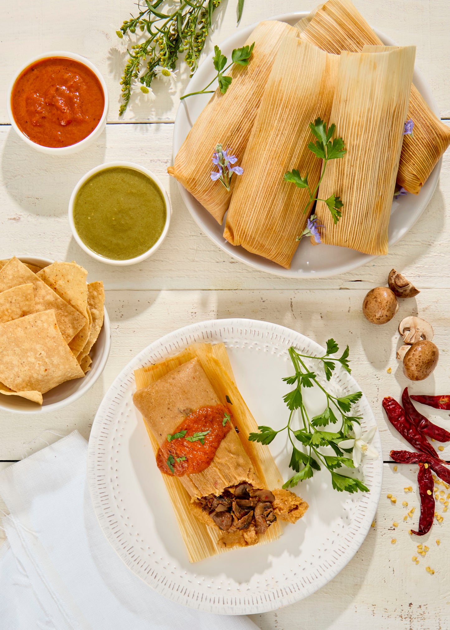 Mushroom Tamales