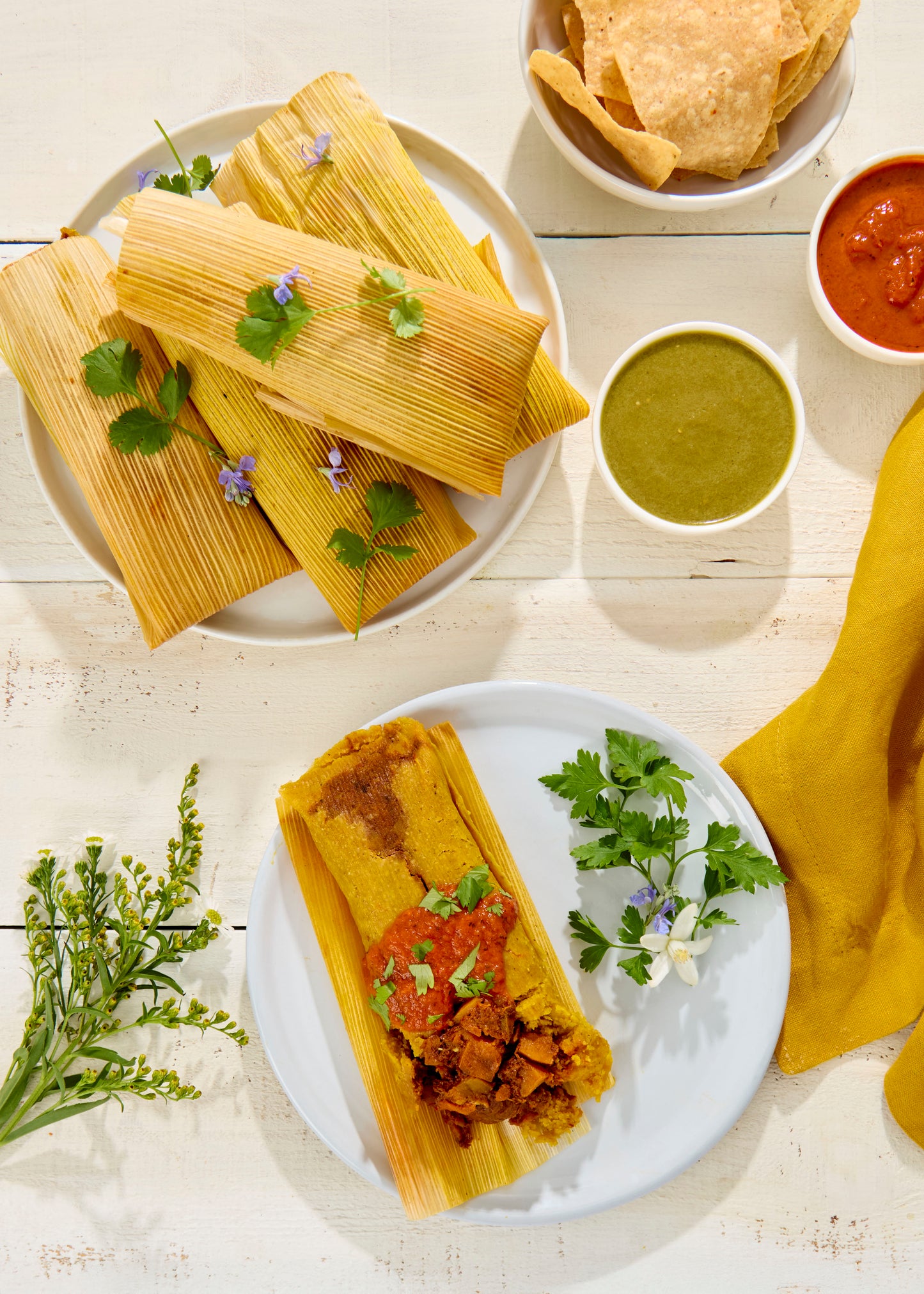 Pumpkin Mole Tamales