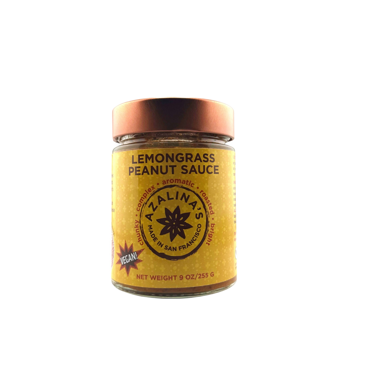 Azalina’s Lemongrass Peanut Sauce - 9 oz
