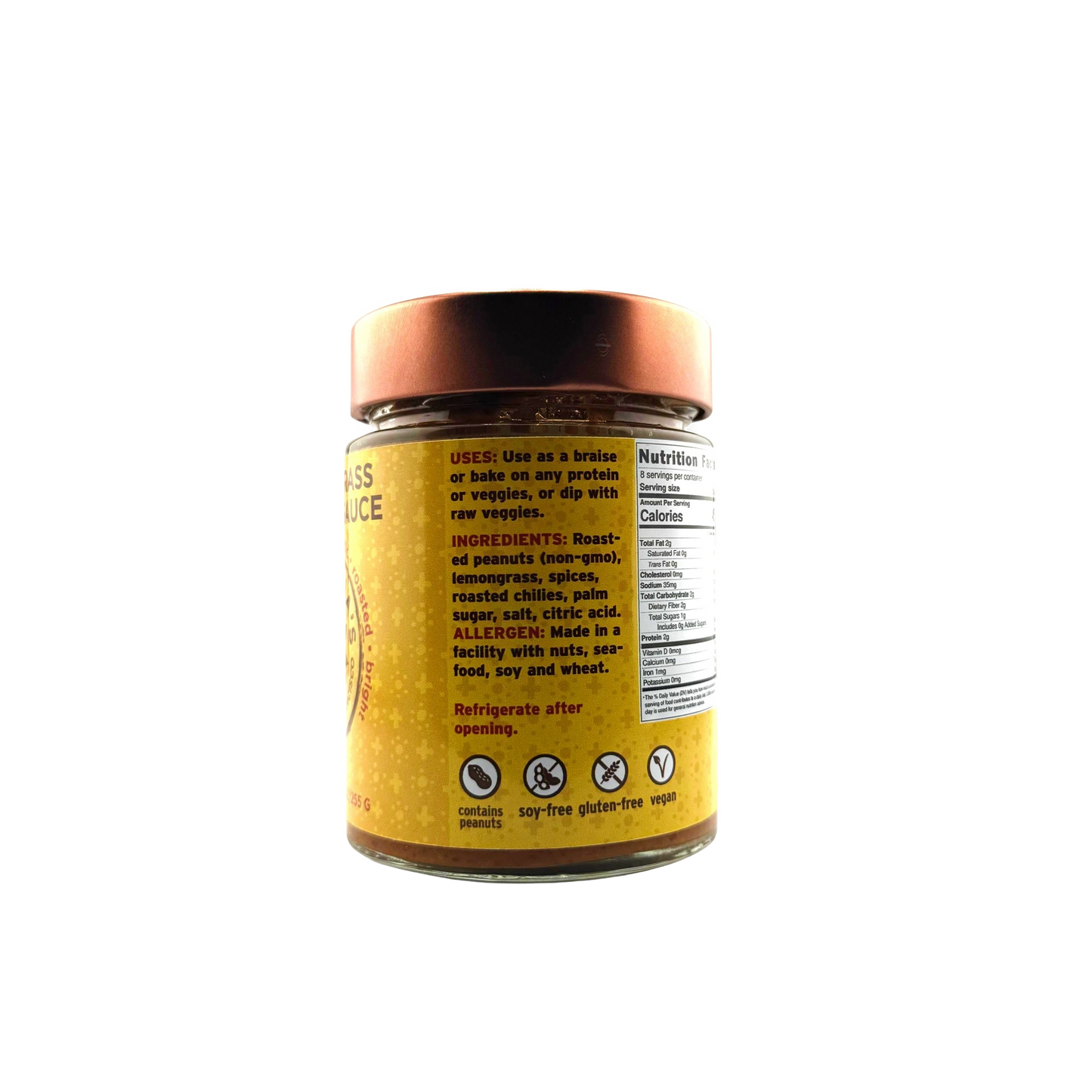 Azalina’s Lemongrass Peanut Sauce - 9 oz
