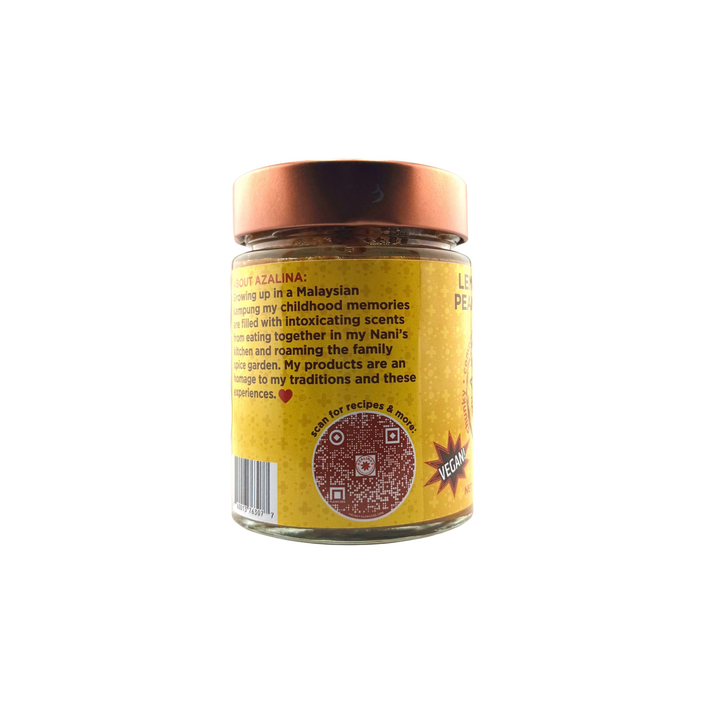 Azalina’s Lemongrass Peanut Sauce - 9 oz