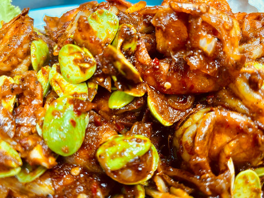 Sambal Udang with Petai