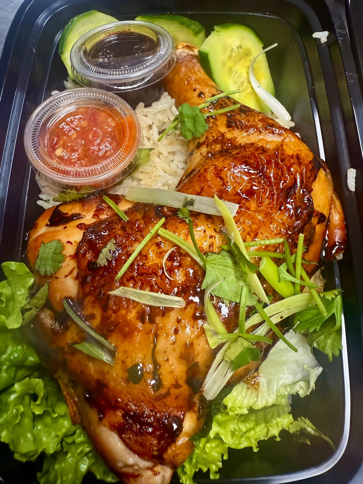Malaysian Roast Chicken Rice