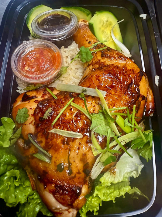 Malaysian Roast Chicken Rice