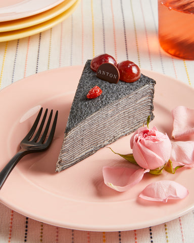 Black Sesame Mille Crêpes