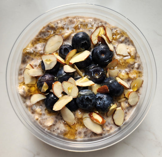 Blueberry Almond Overnight Oats