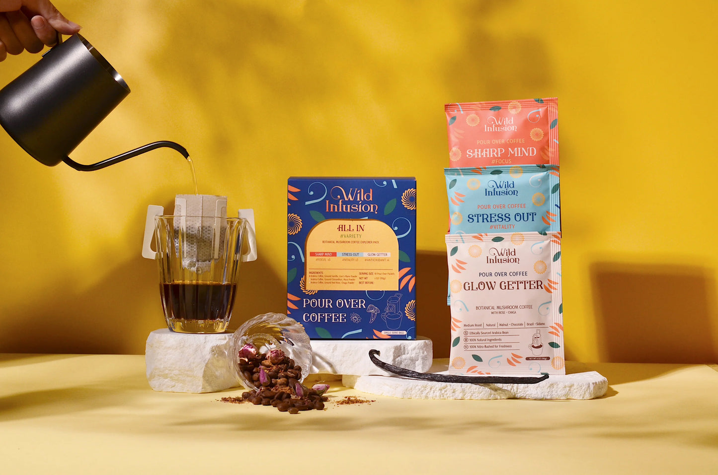 Mushroom Coffee - 3-pack trial