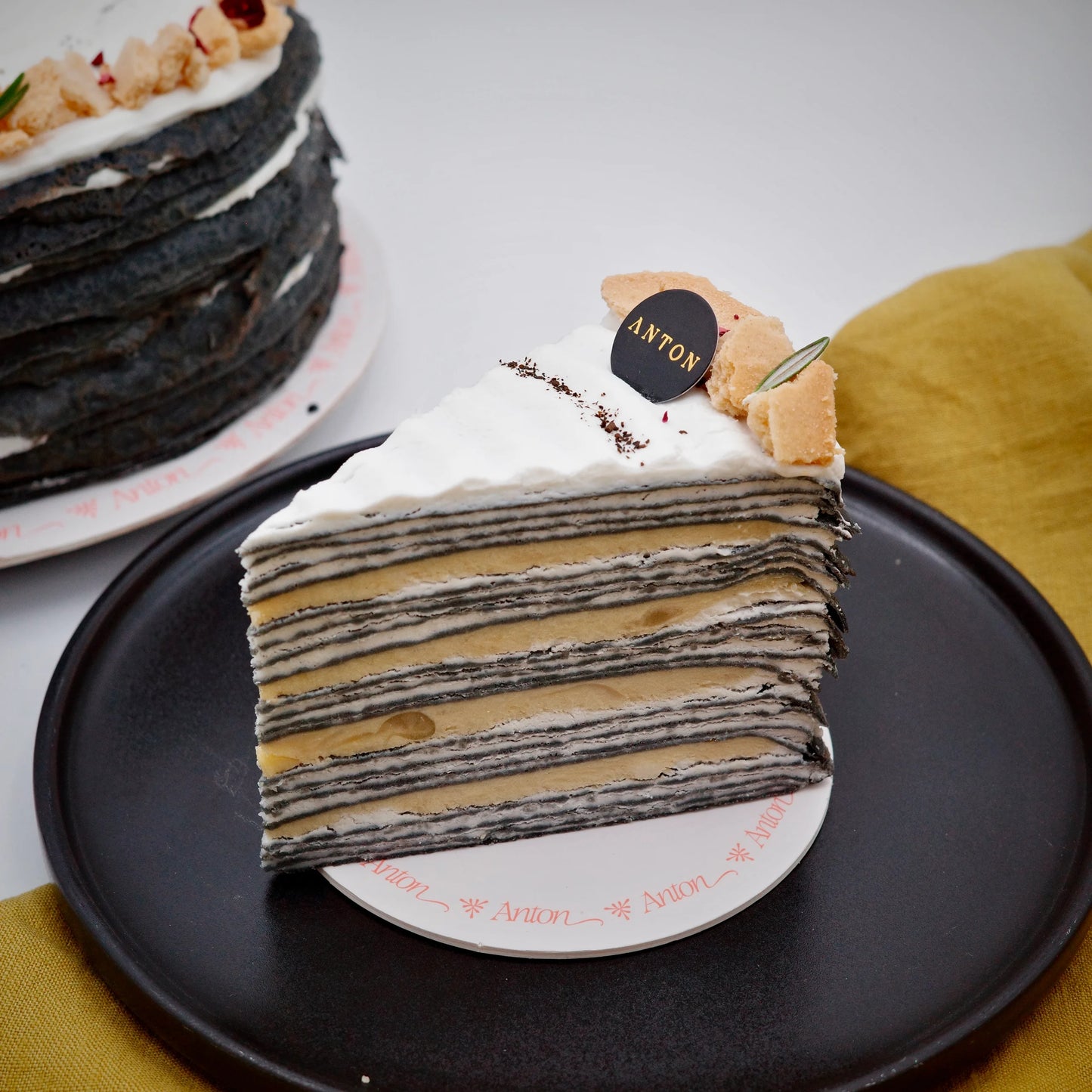 Musang King Durian Crepe Cake Slice