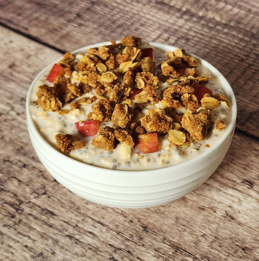 Apple Crisp Overnight Oats