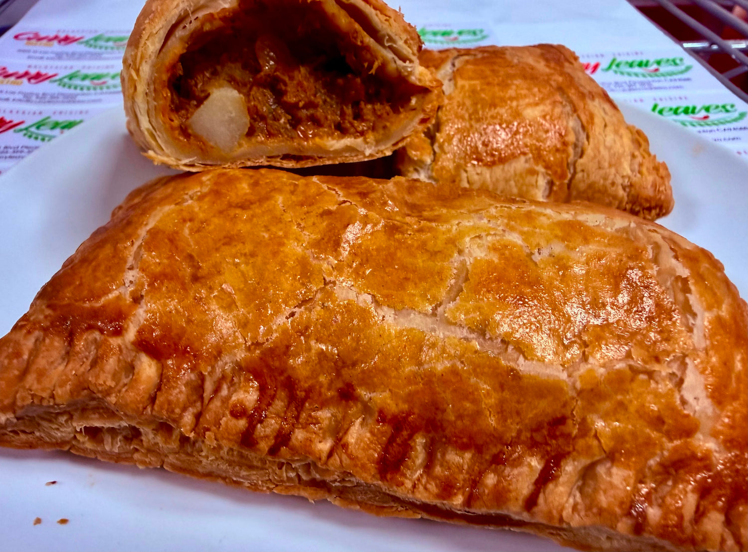 Baked Sardine Curry Puffs