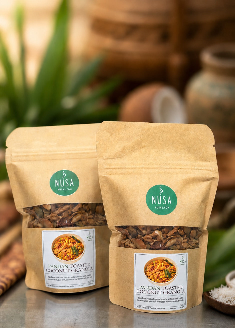 Pandan Toasted Coconut Granola