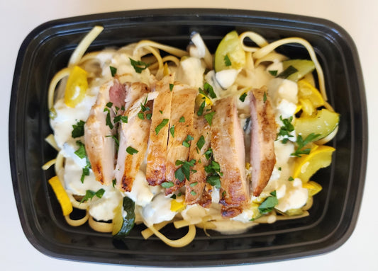 Creamy Lemon Garlic Linguine