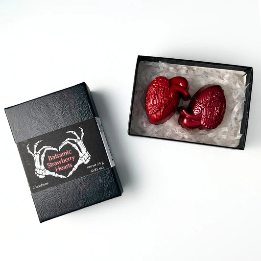 Balsamic Vinegar Caramel and Strawberry bonbons (2 pc)